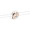 ORBIT, spot pour câble tendu T.B.T. TENSEO intérieur, blanc, G53/QR111, 50W max