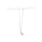 TELESKOP, spot pour câble tendu, MR16, 21-51cm, blanc