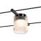 COMET LED, spot pour câble tendu T.B.T. intérieur, noir, LED, 6,3W, 2700K