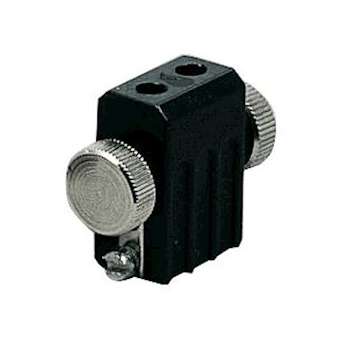 Système Câble L&E Tête de spot pour câble Socket max,1x35W G4 Noir 12V Métal|Paulmann-PUA97841