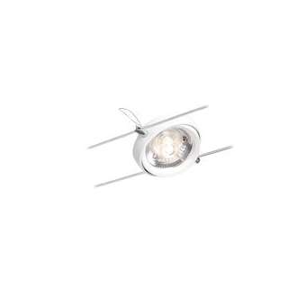 Spot Système Câble Powerline II 1x8W G53 Blanc 230/12V 80VA Métal/plast|Paulmann-PUA94201