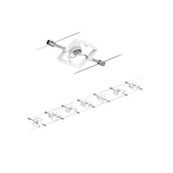 Système Câble TECH max 7x10W GU5,3 Blanc 230/12V 80VA Métal/plastique|Paulmann-PUA94150