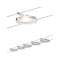 Kit câble DC kit DiscLED II 5x4W chrome 230V/12V DC 36VA métal|Paulmann-PUA94110