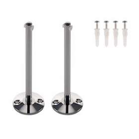 TENSEO, renvois plafond, intérieur, pour câble tendu T.B.T, chrome, 2 pièces|SLV-DC5186342