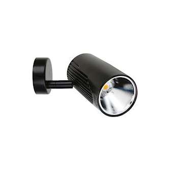 LUMI 01 - Proj. s/patère, noir, angle 32DEG, LED intég. 17W 3000K 1800lm|Aric-ARI50166