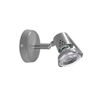 RUBIS - Spot sur patère GU10, gris, a/lpe LED 6W 3000K 500lm incl|Aric-ARI1300