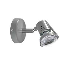 RUBIS - Spot sur patère GU10, gris, a/lpe LED 6W 3000K 500lm incl|Aric-ARI1300