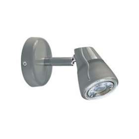 DIAM 01 - Spot sur patère GU10, gris, a/lpe LED 6W 3000K 500lm incl|Aric-ARI0451