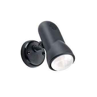 MANTA 63 - Spot sur patère E27 60W max, orientable, noir, lampe non incl.|Aric-ARI0669