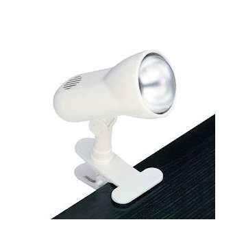 MANTA 63 - Spot à pince E27 60W max, orientable, blanc, lampe non incl.|Aric-ARI0673
