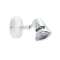 RUBIS - Spot sur patère GU10, blanc, a/lpe LED 6W 3000K 500lm incl