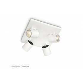 Runner Spot plafonnier max. 4x50W Blanc 230V|Philips Signify-PHI530943112