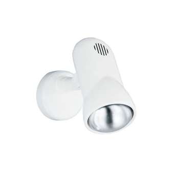 MANTA 63 - Spot sur patère E27 60W max, orientable, blanc, lampe non incl.|Aric-ARI0670