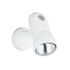 MANTA 63 - Spot sur patère E27 60W max, orientable, blanc, lampe non incl.|Aric-ARI0670