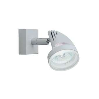 COLUMBIA 01 - Spot sur patère GU5,3 50W max, orientable, blanc, lampe non incl.|Aric-ARI4810
