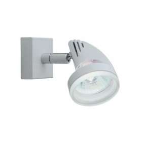 COLUMBIA 01 - Spot sur patère GU5,3 50W max, orientable, blanc, lampe non incl.|Aric-ARI4810