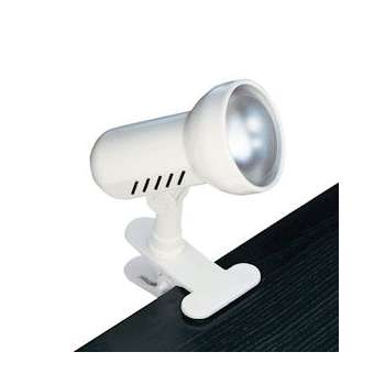 REMORA - Spot à pince E27 100W max, orientable, blanc, lampe non incl.|Aric-ARI0691
