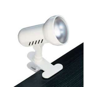 REMORA - Spot à pince E27 100W max, orientable, blanc, lampe non incl.|Aric-ARI0691