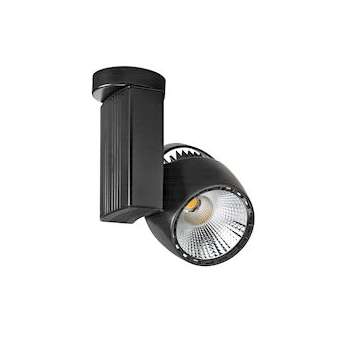 IKAR 01 - Proj. s/patère, noir, angle 36DEG, LED intég. 40W 4000K 4000lm|Aric-ARI50365