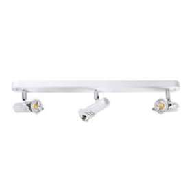 COSMOS B3 - Plaf./Appl.Mur 3 spots GU10, blanc, a/lpes LED 6W 3000K 500lm incl|Aric-ARI0579