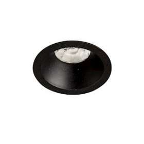 Spot DECO GU10 rond 1 tête fixe, noir mat IP20|Europole-POL26820