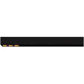 Black Foster Cutom Surface 3X 19DEG Dim Dali 3000K NMG|Arkoslight-OSZA4533121NMG