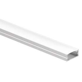 LEDline - Profile alum anodisé et diffuseur opale 2 mètres + clips + embouts|Aurora-ABIENCH1072KIT