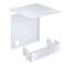 Kit d'adaptation version encastrable Stand1-80 AW en version pose libre (blanc)