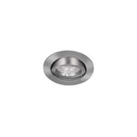 Spot BE BEST - 1/4 de tour IP65 BBC GU10 rond orientable, alu brossé IP65|Europole-POL236523