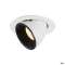 NUMINOS GIMBLE L, encastré de plafond int, 20DEG, blanc/noir, LED, 25,4W, 3000K