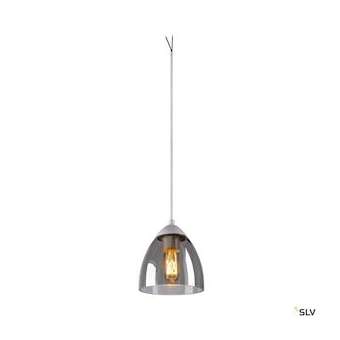 PARA CONE GL, suspension intérieure, verre fumé, blanc, GU10, 25W max|SLV-DC51006160