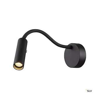 KARPO GOOSE, applique intérieure, liseuse, noir, LED, 5,8W, 3000K, variable|SLV-DC51006162