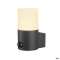 GRAFIT, applique ext, rond, anthracite, E27, 11W max, IP44, détecteur de mvts
