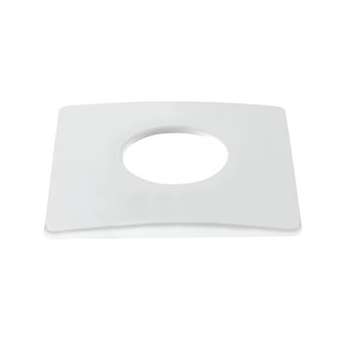 Collerette aimantée carrée pour EF6, couleur: blanc|Aric-ARI11009