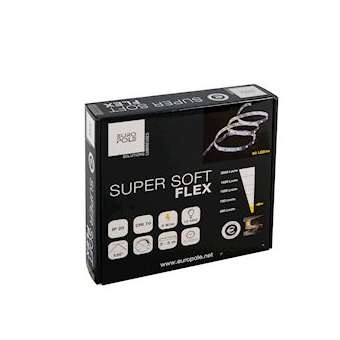 Pack bandeau Led 5m SUPER SOFT FLEX IP20 3000K 5W/m 12VDC|Europole-POL42500