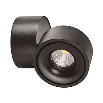 TAHITI - Appl. Mur orient., noir, LED 13W 3000K 1100lm, variable|Aric-ARI50840