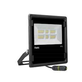 TWISTER 3 - Proj. Ext. IP65 IK08, noir, 90DEG LED intégré 100W 2400K 11000lm|Aric-ARI50828