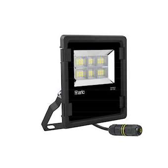 TWISTER 3 - Proj. Ext. IP65 IK08, noir, 90DEG LED intégré 70W 2400K 7700lm|Aric-ARI50826