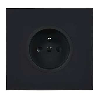 Façade DESIR NOIR SOFT TOUCH SIMPLE PC|Modelec-MD8190-808