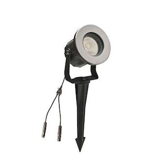 YAH LED EVO - piquet noir 3000K 500lm 6W 38DEG|Europole-POL390130