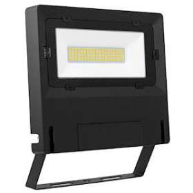 MICHELLE - Proj. Ext. IP65 IK08 noir 110DEG LED intégrée 50W 3000K|Aric-ARI50789