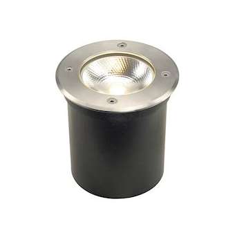 ROCCI, rond, encastré de sol ext., 9,8W, Inox 316, LED 3000K IP67|SLV-DC5227600