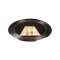 DASAR 270, encastré de sol extérieur, asymétrique, rond, noir mat/inox brossé,|SLV-DC51002893