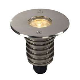DASAR 920, encastré, rond, LED 230V, collerette inox 316, 5,5W, 3000K, IP67|SLV-DC5233520
