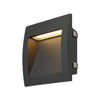 DOWNUNDER OUT L, encastré mural extérieur, anthracite, LED, 4W, 3000K, IP55|SLV-DC5233615