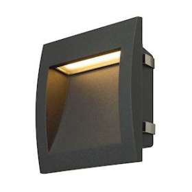 DOWNUNDER OUT L, encastré mural extérieur, anthracite, LED, 4W, 3000K, IP55|SLV-DC5233615