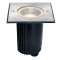 DASAR 80, encastré de sol, QPAR51, GU10, carré, inox 316, max. 35W, IP67