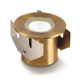 GL016, encastré de sol en laiton 1W, 3000K, faisceau extensif de 26DEG, IP68|Collingwood-SLHGL016FABBC