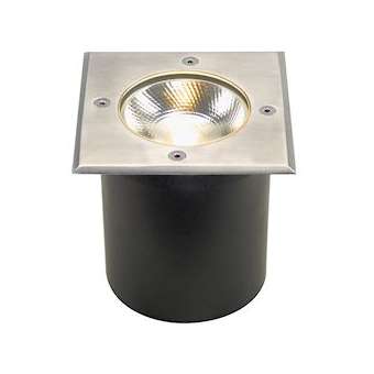ROCCI, carré, encastré de sol ext., 9,8W, Inox 316, LED 3000K IP67|SLV-DC5227604