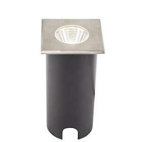 COLOSS 1 - 230 carré inox brossé 4000K 430lm 5W 23DEG|Europole-POL53991
